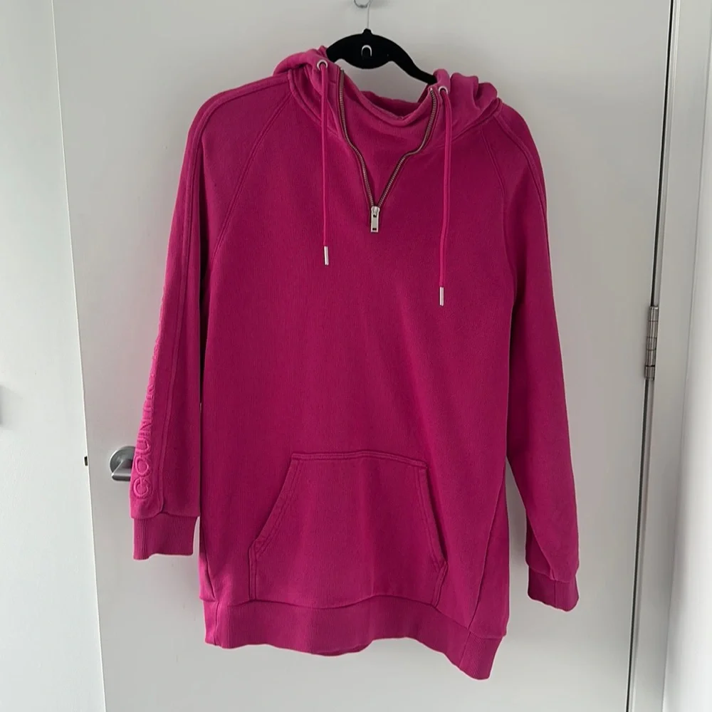 COUNTRY ROAD Bright pink hoodie - Picture 1 of 4